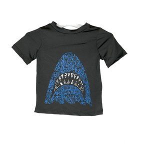 Cat & Jack x3 Toddler Boys Short Sleeve Shark Swim Shirts 12M